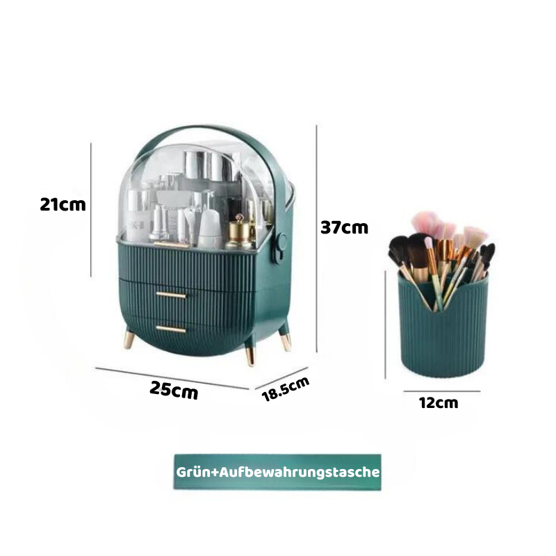 -30% Makeup Organizer - Aufbewahrungsbox Kosmetiksets LuminaBeauty Grünes Set Einzel 