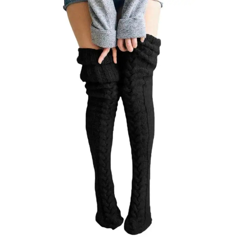 Overknee-Strümpfe Socks LuminaBeauty Schwarz 85cm Einzel