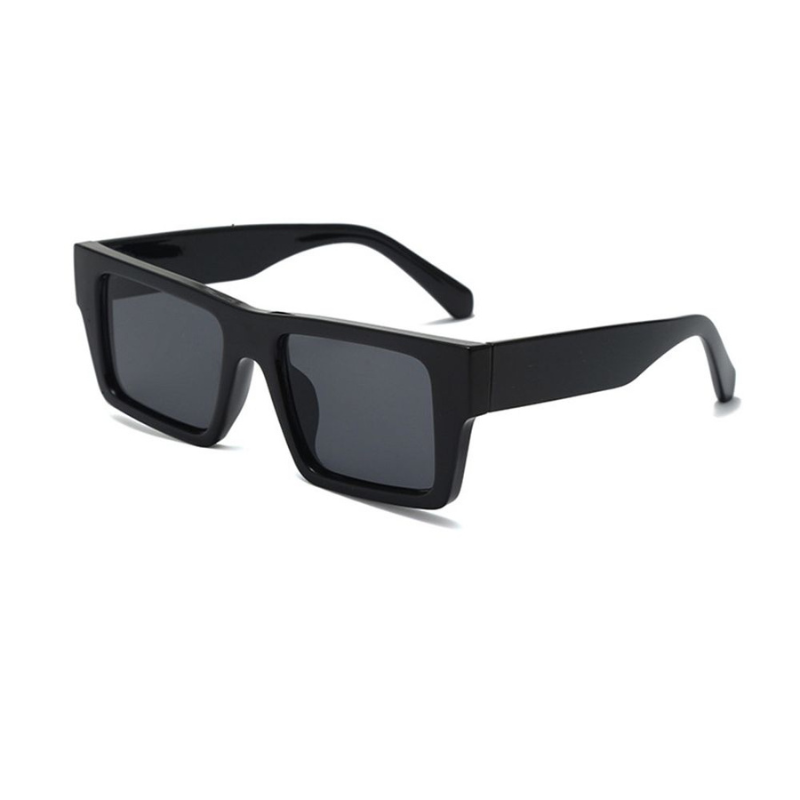 Retro Sonnenbrille Sunglasses LuminaBeauty Schwarz  