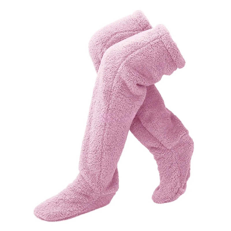 Beinflausch Wärmestulpen Socken LuminaBeauty rosa Einzel 