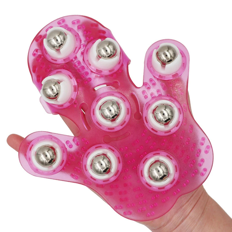 Nackenmassagehandschuh Massagers LuminaBeauty Rosa Einzel 