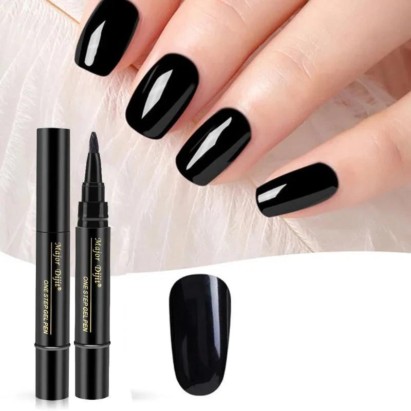 -40% Nagellack | 3 in 1 Nagelpflege Nail Care LuminaBeauty Schwarz Einzel 