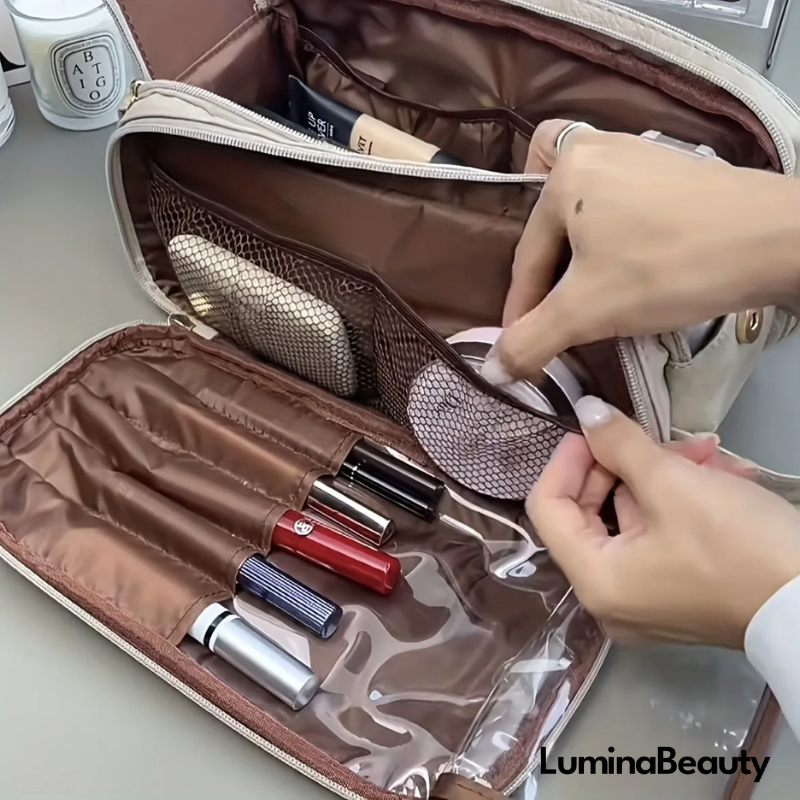 TravellaGlam Cosmetic & Toiletry Bags LuminaBeauty   