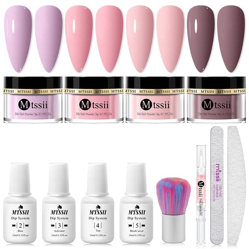 Dipping Powder Nagel Set Nail Art Kits & Accessories LuminaBeauty Basic Set  