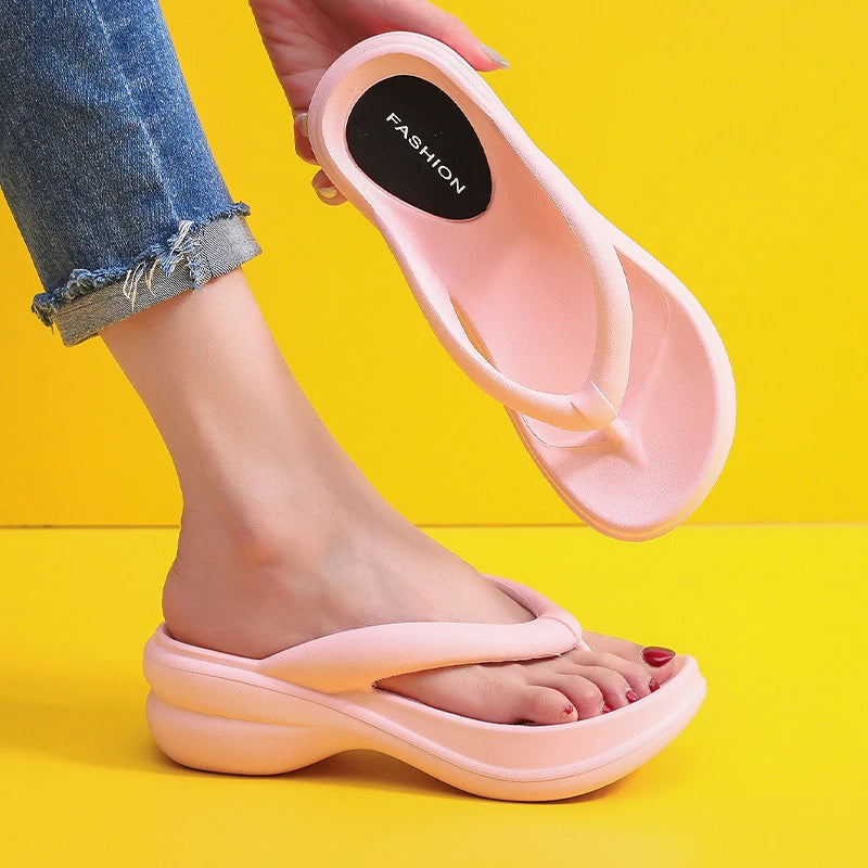 -20% Sommer-Keilsandaletten Schuhe LuminaBeauty Rosa 35-36 Einzel