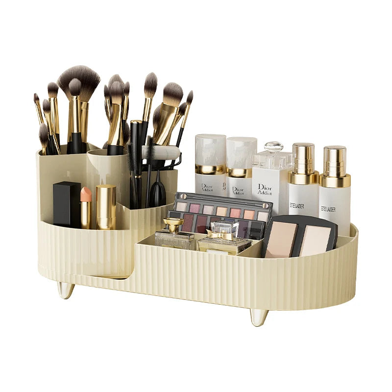 -20% Drehbarer Make Up Organizer Drehbarer Kosmetik-Organisator LuminaBeauty Drehbare Aufbewahrungsbox Einzel 