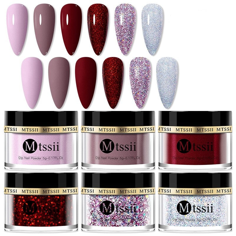 Dipping Powder Nagel Set Nail Art Kits & Accessories LuminaBeauty Starter Set  