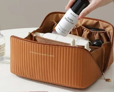 -20% Damen Kosmetiktasche Mode-Kosmetiktasche LuminaBeauty Braun Einzel 