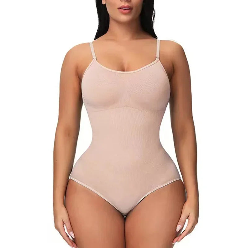 -20% Ganzkörperformer Shapewear Ganzkörperformer für Damen LuminaBeauty Beige XL Einzel