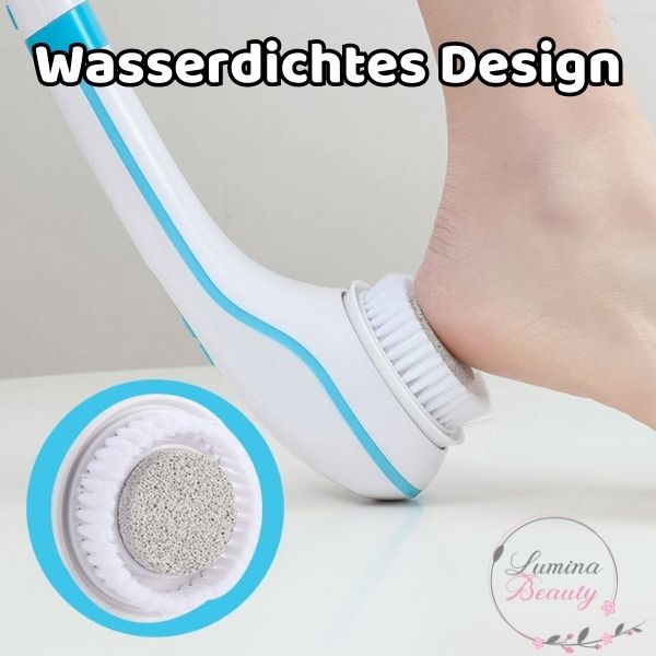 5-in-1 wasserdichte elektrische Duschbürste Duschköpfe LuminaBeauty   