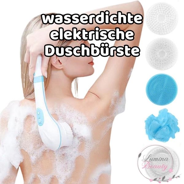 5-in-1 wasserdichte elektrische Duschbürste Duschköpfe LuminaBeauty   