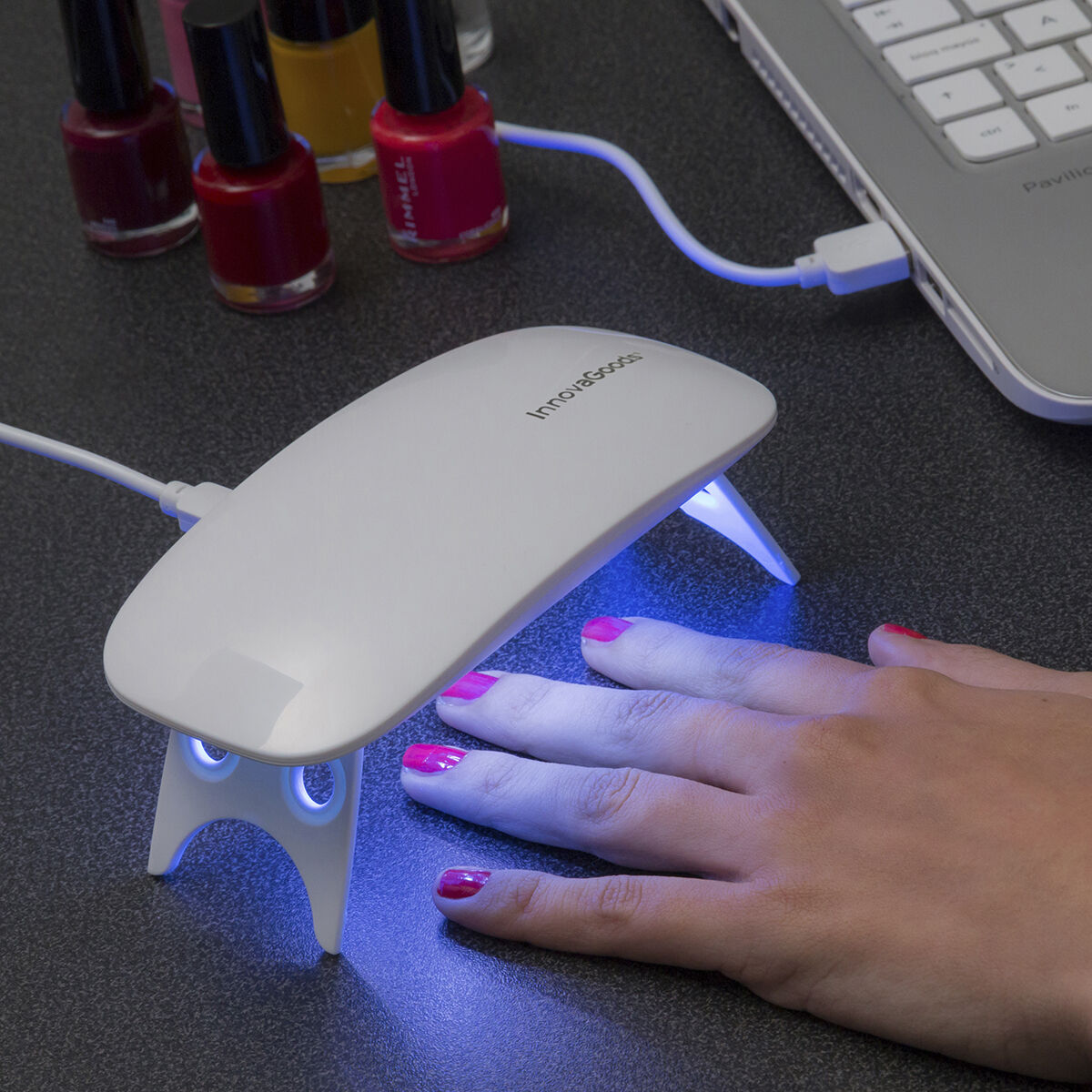 MiniUV GlowPro Schönheit-Essentiell Schönheit, Maniküre und Pediküre InnovaGoods   